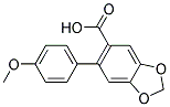 6-(P-METHOXYPHENYL)PIPERONYLICACID Struktur