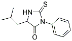 5-ISOBUTYL-3-PHENYL-2-THIOXO-4-IMIDAZOLIDONE Struktur