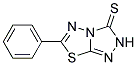 6-PHENYL-1,2,4-TRIAZOLO(3,4-B)(1,3,4)THIADIAZOLE-3(2H)-THIONE Struktur