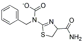 BENZYL(4-CARBAMOYL-2-THIAZOLIN-2-YL)CARBAMATE Struktur