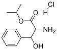 ISOPROPYL2-AMINO-3-HYDROXY-3-PHENYLPROPIONATEHYDROCHLORIDE Struktur