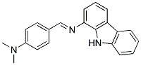 N-(4-(DIMETHYLAMINO)BENZYLIDENE)-1-CARBAZOLAMINE Struktur