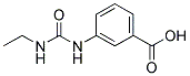 M-(3-ETHYLUREIDO)BENZOICACID Struktur