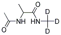 N-ACETYL-DL-ALANINE(METHYL-D3)AMIDE Struktur