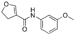 N-(M-METHOXYPHENYL)-4,5-DIHYDRO-3-FURAMIDE Struktur