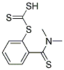 N,N-DIMETHYLTHIOCARBAMOYLPHENYLTRITHIOCARBONATE Struktur