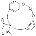 N,N'-(OXYBIS(METHYLENEOXY-P-PHENYLENETRIMETHYLENE))DIACETAMIDE Struktur