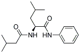 N-ISOVALERYL-L-LEUCINEANILIDE Struktur