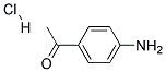 P-AMINOACETOPHENONEHYDROCHLORIDE Struktur