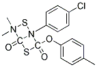 O-(P-TOLYL)2-(P-CHLOROPHENYL)-4,4-DIMETHYL-1,3-DITHIOALLOPHANATE Struktur