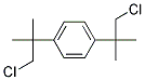 P-BIS(2-CHLORO-1,1-DIMETHYLETHYL)BENZENE Struktur