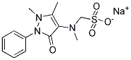 SODIUM(N-(2,3-DIMETHYL-5-OXO-1-PHENYL-3-PYRAZOLIN-4-YL)-N-METHYLAMINO)METHANESULFONATE Struktur