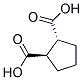 TRANS-DL-1,2-CYCLOPENTANEDICARBOXYLICACID,98% Struktur