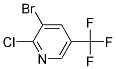 3-Bromo-2-chloro-5-(trifluoromethyl)pyridine Struktur