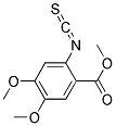 4,5-Dimethoxy-2-carbomethoxyphenylisothiocyanate Struktur