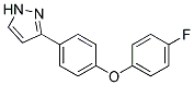 3-[4-(4-Fluorophenoxy)phenyl]-1H-pyrazole Struktur