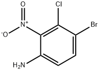 4-Bromo-3-chloro-2-nitroaniline Struktur