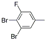 3,4-Dibromo-5-fluorotoluene Struktur