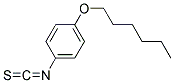 4-Hexyloxyphenylisothiocyanate Struktur