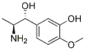 (R)--(3-Hydroxy-4-methoxyphenyl)alaninol Struktur