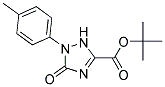 tert.-Butyl2,5-dihydro-1-(4-methylphenyl)-5-oxo-1H-1,2,4-triazole-3-carboxylate Struktur