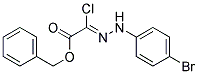 Benzyl2-[2-(4-bromophenyl)hydrazono]-2-chloroacetate Struktur