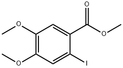 Methyl-4,5-dimethoxy-2-iodobenzoate Struktur