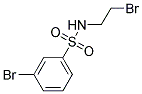 3-Bromo-N-(2-bromo-ethyl)-benzenesulfonamide Struktur