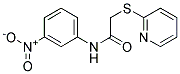 N-(3-Nitrophenyl)-2-(2-pyridinylthio)ethanamide Struktur