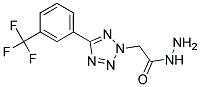 [5-(3-Trifluoromethyl-phenyl)-tetrazol-2-yl]-acetohydrazide Struktur