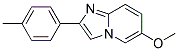 6-Methoxy-2-(4-methyl phenyl)imidazo(1,2-A)pyridine Struktur