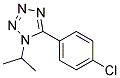 5-(4-Chlorophenyl)-1-isopropyl-1H-1,2,3,4-tetrazole Struktur