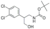 N-BOC-3-(3,4-DICHLOROPHENYL)-DL-BETA-ALANOL
 Struktur