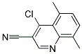 4-CHLORO-5,8-DIMETHYL-QUINOLINE-3-CARBONITRILE
 Struktur