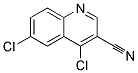 4,6-DICHLORO-QUINOLINE-3-CARBONITRILE
 Struktur
