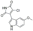 3-chloro-4-(5-methoxy-1H-indol-3-yl)-1H-pyrrole-2,5-dione Struktur