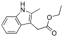 ethyl (2-methyl-1H-indol-3-yl)acetate Struktur