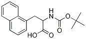 2-[(tert-butoxycarbonyl)amino]-3-naphthalen-1-ylpropanoic acid Struktur