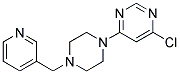 4-Chloro-6-(4-pyridin-3-ylmethyl-piperazin-1-yl)-pyrimidine Struktur