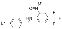 (4-Bromo-benzyl)-(2-nitro-4-trifluoromethyl-phenyl)-amine Struktur