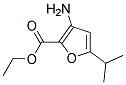 ethyl 3-amino-5-(1-methylethyl)furan-2-carboxylate Struktur