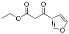 ethyl 3-furan-3-yl-3-oxopropanoate Struktur