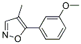 5-(3-methoxyphenyl)-4-methylisoxazole Struktur