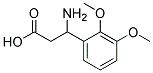 3-amino-3-(2,3-dimethoxyphenyl)propanoic acid Struktur