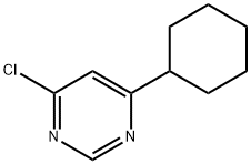 4-chloro-6-cyclohexylpyrimidine Struktur