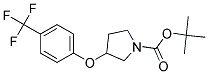 3-(4-Trifluoromethyl-phenoxy)-pyrrolidine-1-carboxylic acid tert-butyl ester Struktur