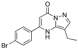 5-(4-bromophenyl)-3-ethylpyrazolo[1,5-a]pyrimidin-7(4H)-one Struktur