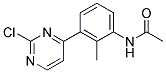 N-[3-(2-Chloro-pyrimidin-4-yl)-2-methyl-phenyl]-acetamide Struktur