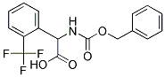 {[(benzyloxy)carbonyl]amino}[2-(trifluoromethyl)phenyl]acetic acid Struktur