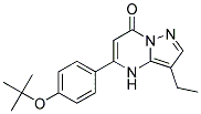 5-(4-tert-butoxyphenyl)-3-ethylpyrazolo[1,5-a]pyrimidin-7(4H)-one Struktur